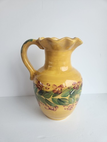 La provance Pitcher Tabletops Unlimited Hand Painted Collection Tuscan Cottage - Picture 4 of 12