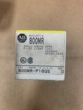 Allen Bradley 800MR-P16GS Pilot Light Green Lens 120V Lamp Pushbutton Button