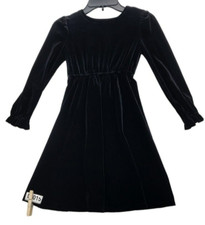 International Concepts Dress Girls size Small Black Velvet Soft D015