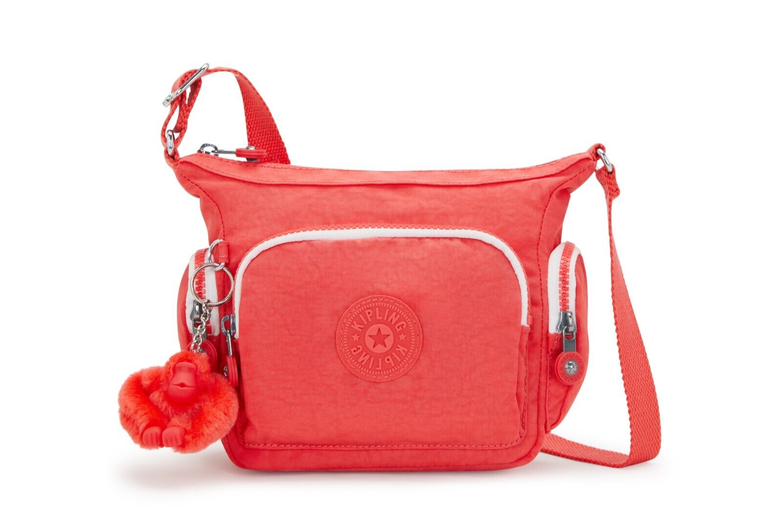 Kipling GABBIE MINI Small Shoulder Bag - Almost Coral RRP £78.00
