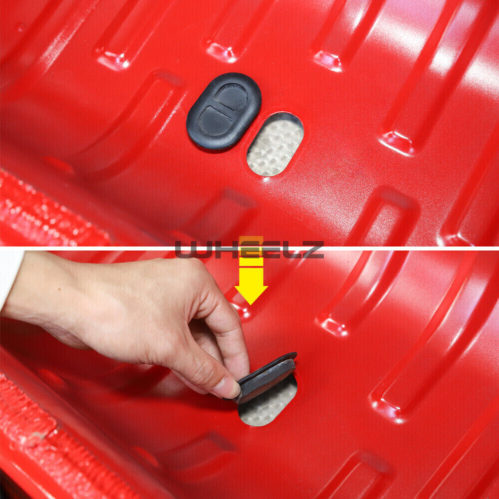 Tailgate Plugs & Floor Drain Plugs Rubber for Jeep Wrangler JK JKU 2007