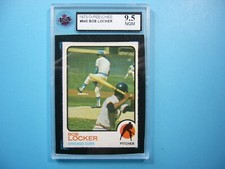 1973 O-PEE-CHEE MLB BASEBALL CARD #645 BOB LOCKER KSA 9.5 NGM SHARP+ '73 OPC