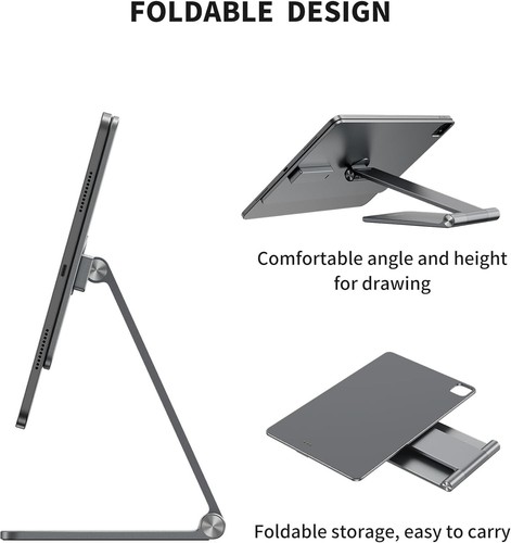 KUXIU iPad Pro 11" M4 2024 Support de Charge Magnétique Sans Fil Bureau 360 Réglable - Photo 6/7