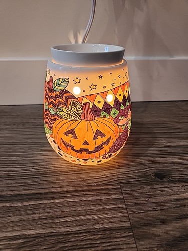 Scentsy Stövchen Halloween Tricks & Treats #38743 Katze und Kürbis