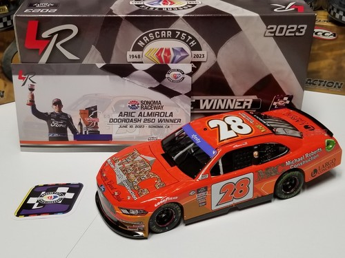 Aric Almirola 2023 Michael Roberts Construction Sonoma Race Win 1:24 Diecast