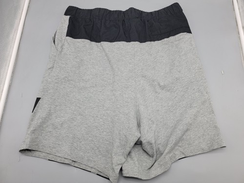 Nike graue sportliche Sweatshorts Herren Baumwolle Spellout Gr. XL Basketball  - Bild 8 von 10