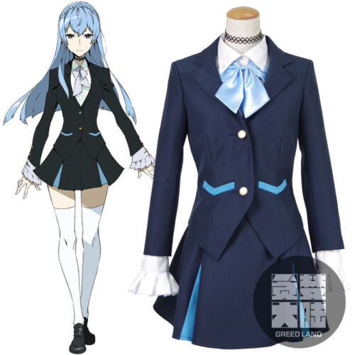 Anime Kiznaiver Sonozaki Noriko Schuluniform Cosplay Kostüm! - Bild 1 von 7