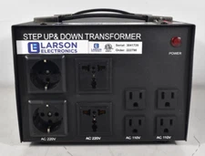 Larson Electronics Step Up & Down Transformer Read Description