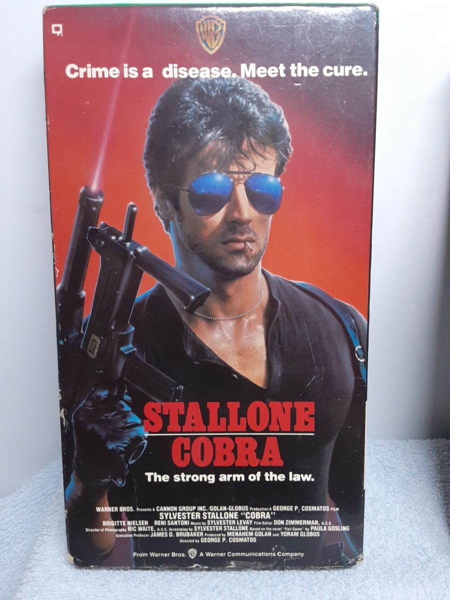 Cobra - VHS Video Tape - Sylvester Stallone, Brigitte