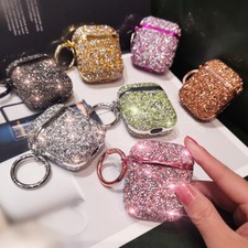 For Apple AirPods Pro 2 3 Bling Sparkle Rhinestone Shockproof Earphone Case