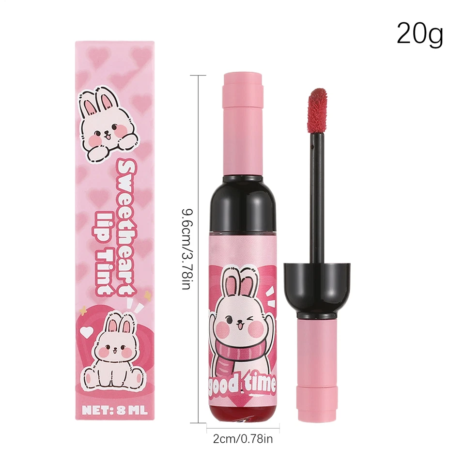 3 Color Wine Lip Tint, Matte Liquid Lipstick Waterproof Natural Lip Stains Set  - Image 2 of 4