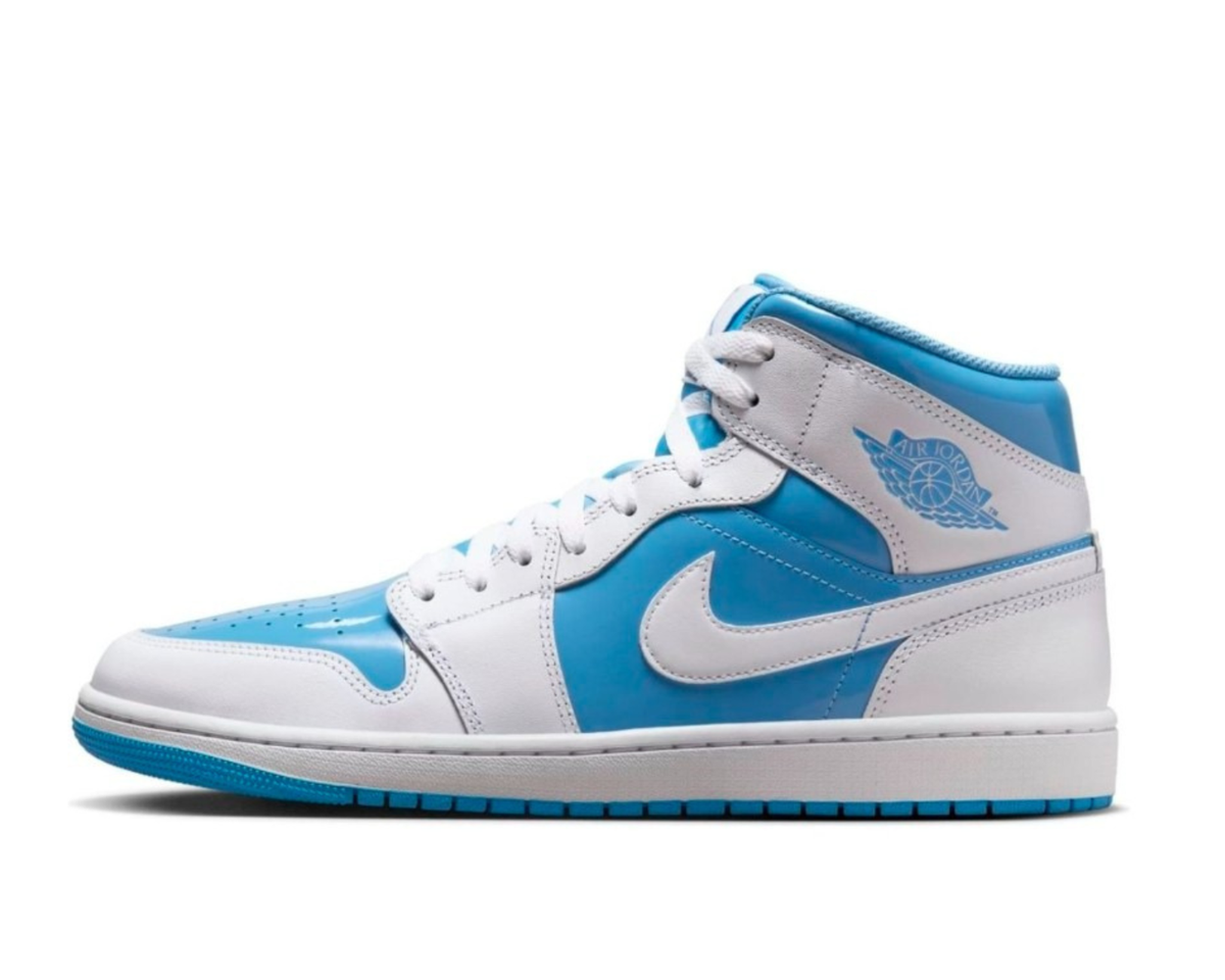 Size 9 - Air Jordan 1 Mid Legend Blue for sale online | eBay