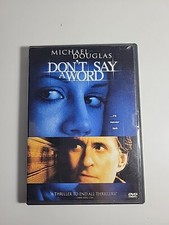 Don't Say a Word DVD, 2001 
