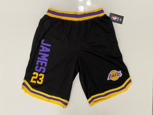 Nba Men S Lebron James Los Angeles Lakers Size L Basketball Shorts Black New 190498766417 Ebay