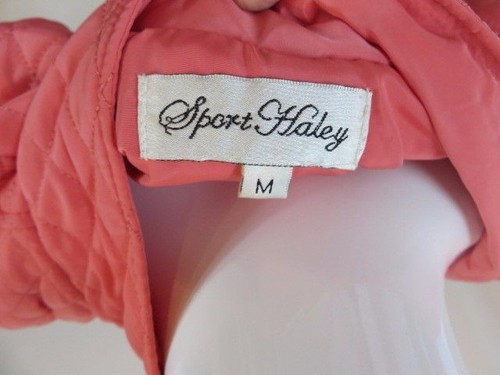 SPORT HALEY Womens Pink Quilted Zip Up Golf Vest Size M - Picture 12 of 12