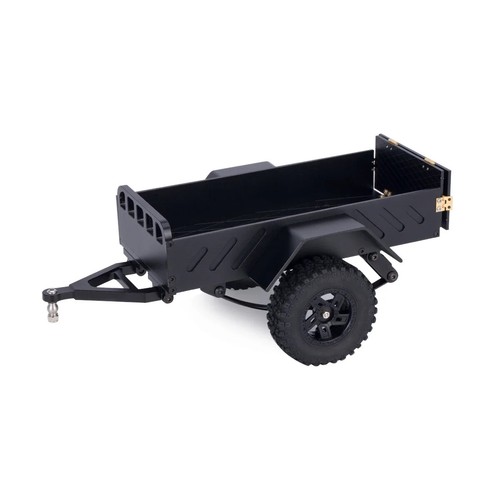 Metal Trailer for 1/24 RC Crawler 1/18 TRX4M Defender Bronco K10 SCX24 FMS FCX24 - Picture 21 of 23
