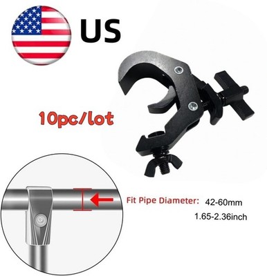 Black dj stage light mounts 250kg truss clamp hook for moving head par laser