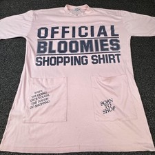 Vintage Jemco Tunic T-Shirt Womens L Pink Pockets Crew Neck Cotton Made In USA