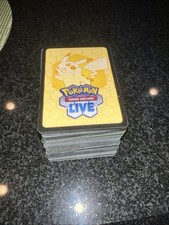 Lot of 186 Unused Pokemon TCG Live Code Cards - Mixed Sets