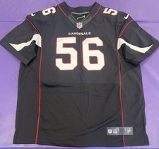 Authentic 2012 Carlos Dansby #56 Arizona Cardinals On Field Elite Nike Jersey 52