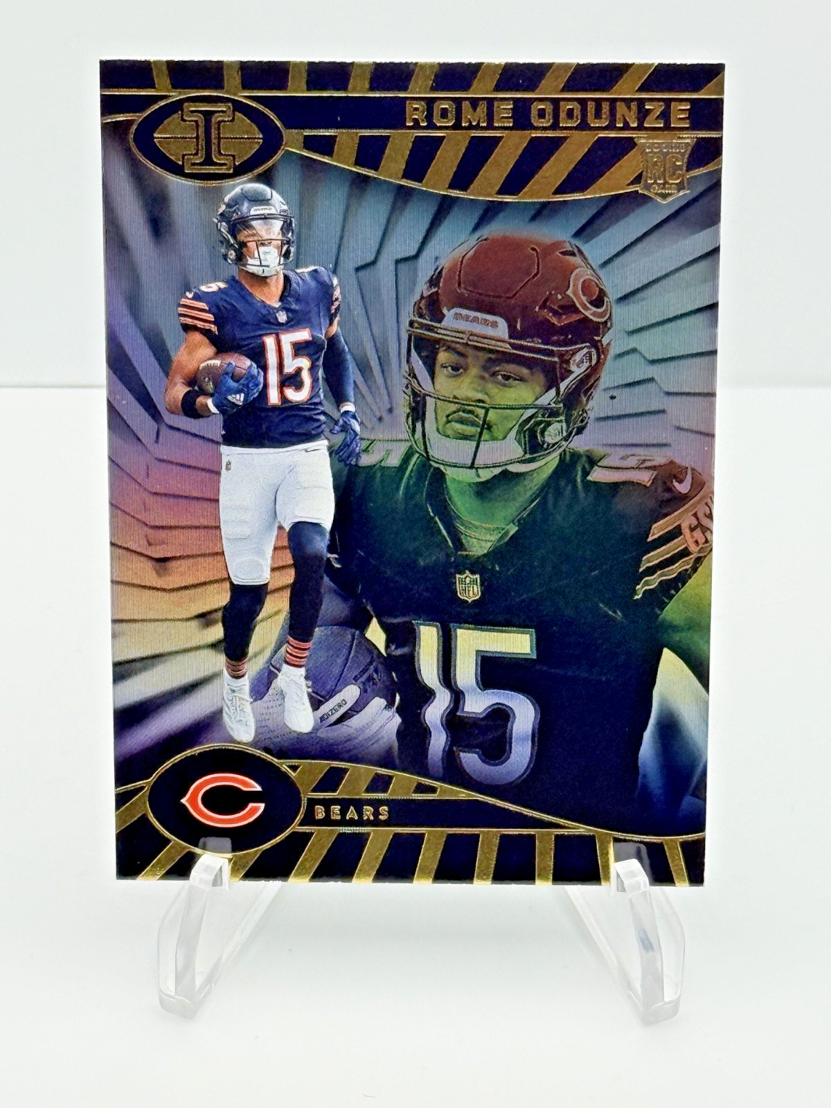 2024 Panini Illusions - Rome Odunze Hobby Holo #14 (RC) Chicago Bears