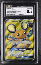 2019 Pokemon Unbroken Bonds #195/214 Dedenne GX Ultra Rare Holo CGC 8.5 on eBay