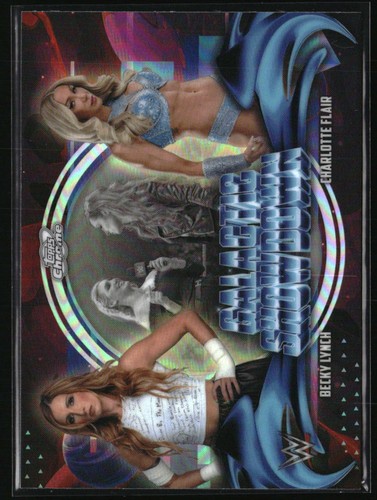2026 Topps Chrome Cosmic WWE #GS-3 Becky Lynch / Charlotte Flair