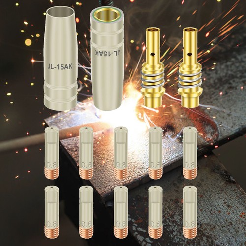 Nuevo kit de montaje de antorcha de soldadura resistente al calor de 14 piezas para 15AK MIG/MAG - Imagen 15 de 17