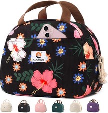 Lunch Box for Women Girls Teens,Cute Lunch Box Cooler Bag, Portable Insulated Sm