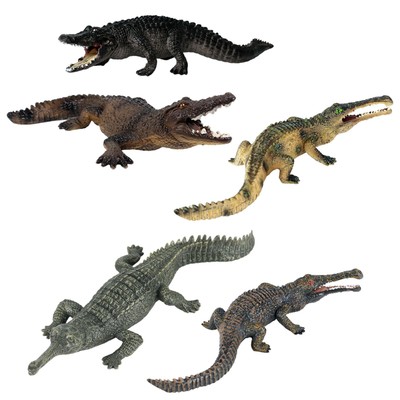 Realistische Krokodil Figuren realistische Tiere Modell Wissenschaft pädagogisches Spielzeug