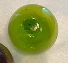 3 Vintage Authentic Glass Balls Japanese Fishing Float 3 ½” Dia. with Pontil — photo 3