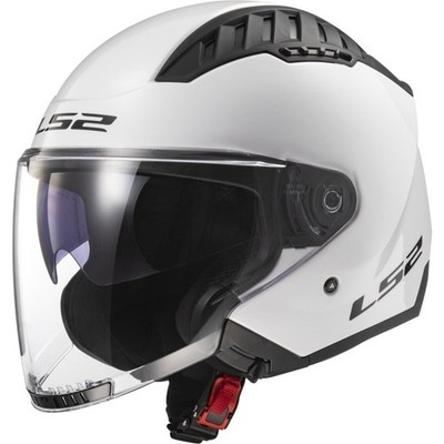 LS2 MOTORRADHELM JET OF600 COPTER SOLID GLOSS WHITE 2206