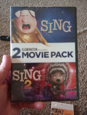 2 movie pack Sing / Sing 2 (DVD) Brand New Sealed