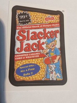 2005 Topps Wacky Packages All-New Series 3 #45 Slacker Jack
