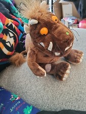 The Gruffalo Plush Stuffed Animal 10" Brown Monster Toy Orange Eyes EUC