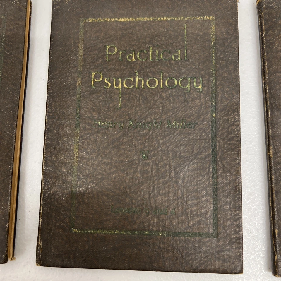 Practical Psychology Henry Knight Miller complete 14 lessons 1924 Foto 3 de 4