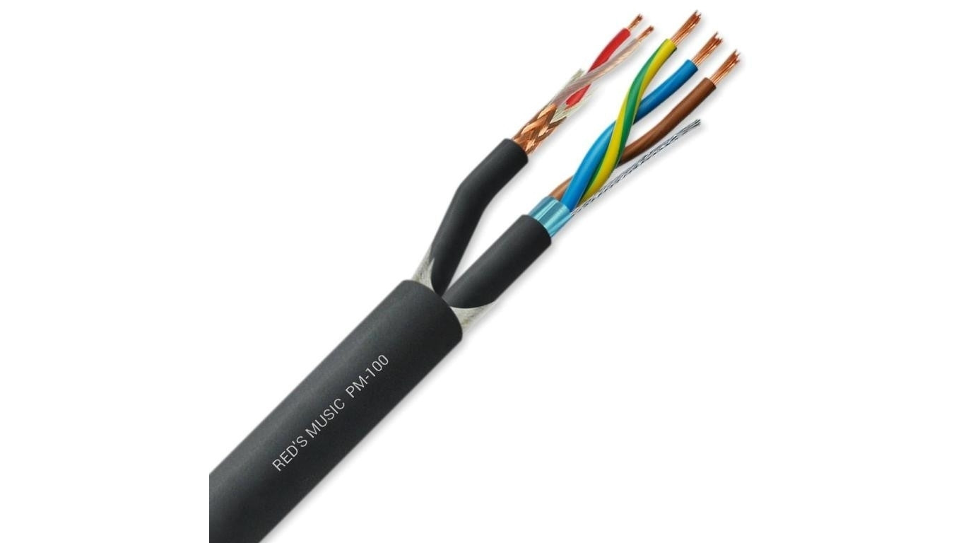 Кабель защитно-микрофонный (2x0,23 мм2 / 3x1,5 мм2) - PM-100/100 м/