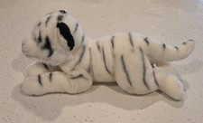 Vtg Animal Alley Realistic White Tiger 18" Toys R Us Floppy Plush Retired