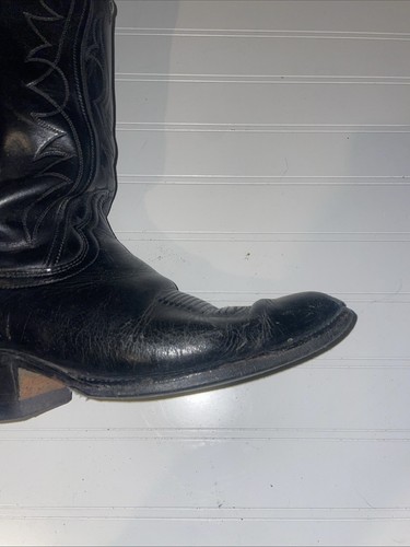Knapp Neolite Vibram Soles 9 Cowboy Boots Black Made in USA - Picture 8 of 24