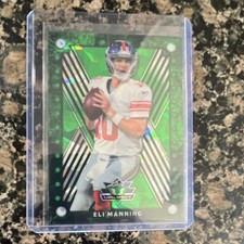 Leaf Valiant Eli Manning 1/1 Pre-Production Proof Football Card