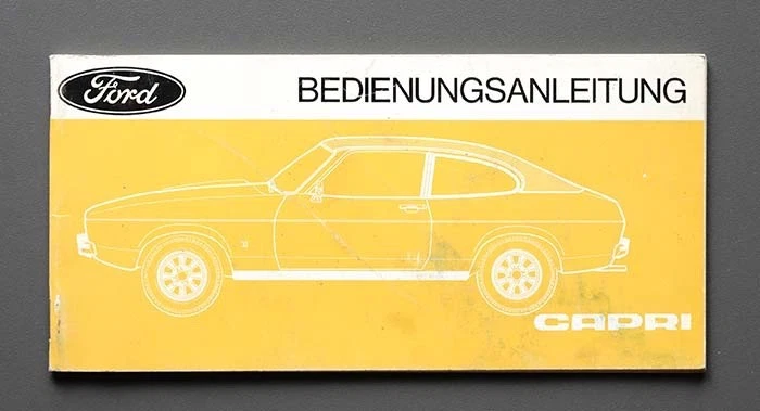 Bedienungsanleitung Ford Capri 1977 - Bild 1 von 1