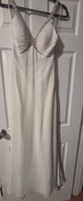 Faviana Couture White Prom Dress - Size 6