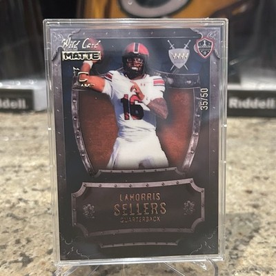 ギャドス トレーディングカード パワー450 2025 Wild Card Matte LaNorris Sellers Weekend Warrior /50 SP QB WW