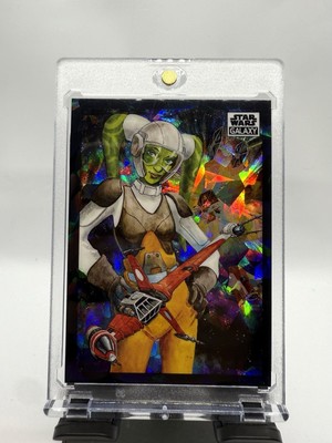 2022 Topps Chrome Star Wars Galaxy Atomic Refractor #98 Hera Syndulla /150