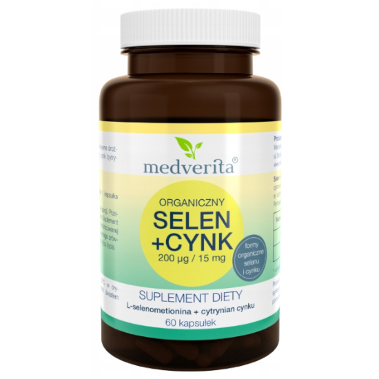 (Einheit/0,20€) Medverita Organic Selenium 200 µG Zink 15 Mg 60 Kapseln D/S-image