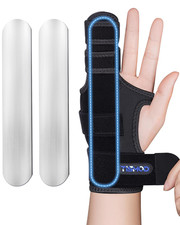 Finger Splint Brace,Supports Middle,Pinky,Ring,Metacarpals  Knuckles, Left Righ