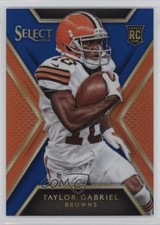 2014 Panini Select Rookies Blue Prizm 28/50 Taylor Gabriel #160 jn1