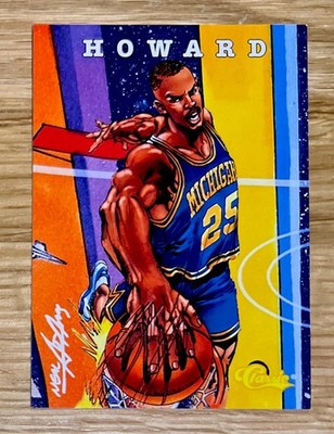 Juwan Howard #103 1994 Classic Draft Michigan Wolverines Basketball Card NBA 1/5