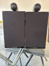 Bowers & Wilkins 705 S2 Black Bookshelf Speakers Pair with Stands