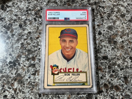 1952 Topps #88 Bob Feller  PSA 2 Good